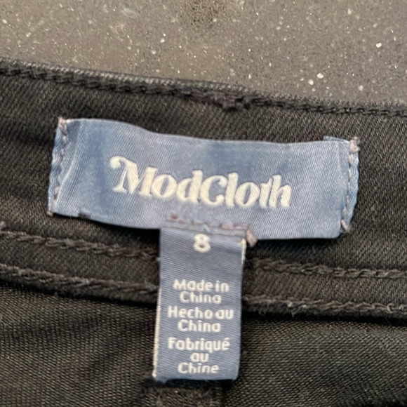 ModCloth High Waisted Flare Jeans SZ 8 - Picture 5 of 6